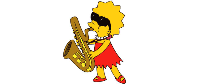 The Simpsons - Lisa Saxophone