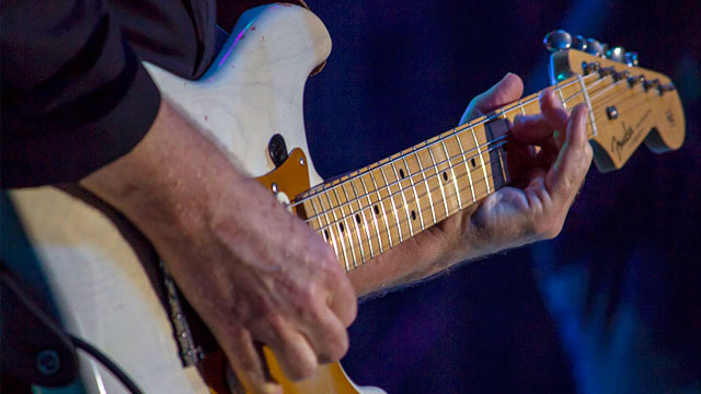 Onnie McIntyre of Average White Band on Guitar. Photo © David La Rosa.